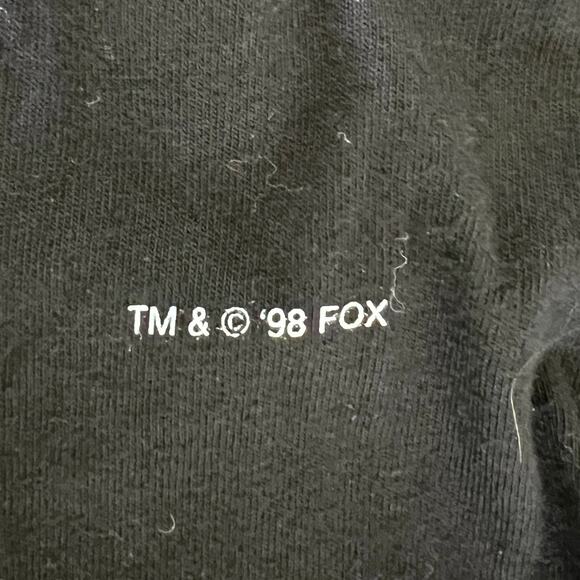 Rare 90s Buffy Vampire Slayer Villains Tee Blue Grape Tag XL NOS Double-Sided - Picture 3 of 14